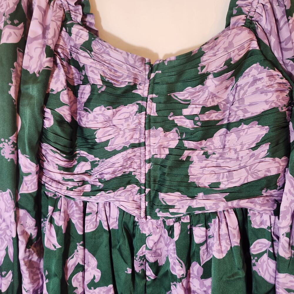 BY MALINA Gigi Mini Green Purple Semi Formal Dress - Picture 4 of 13
